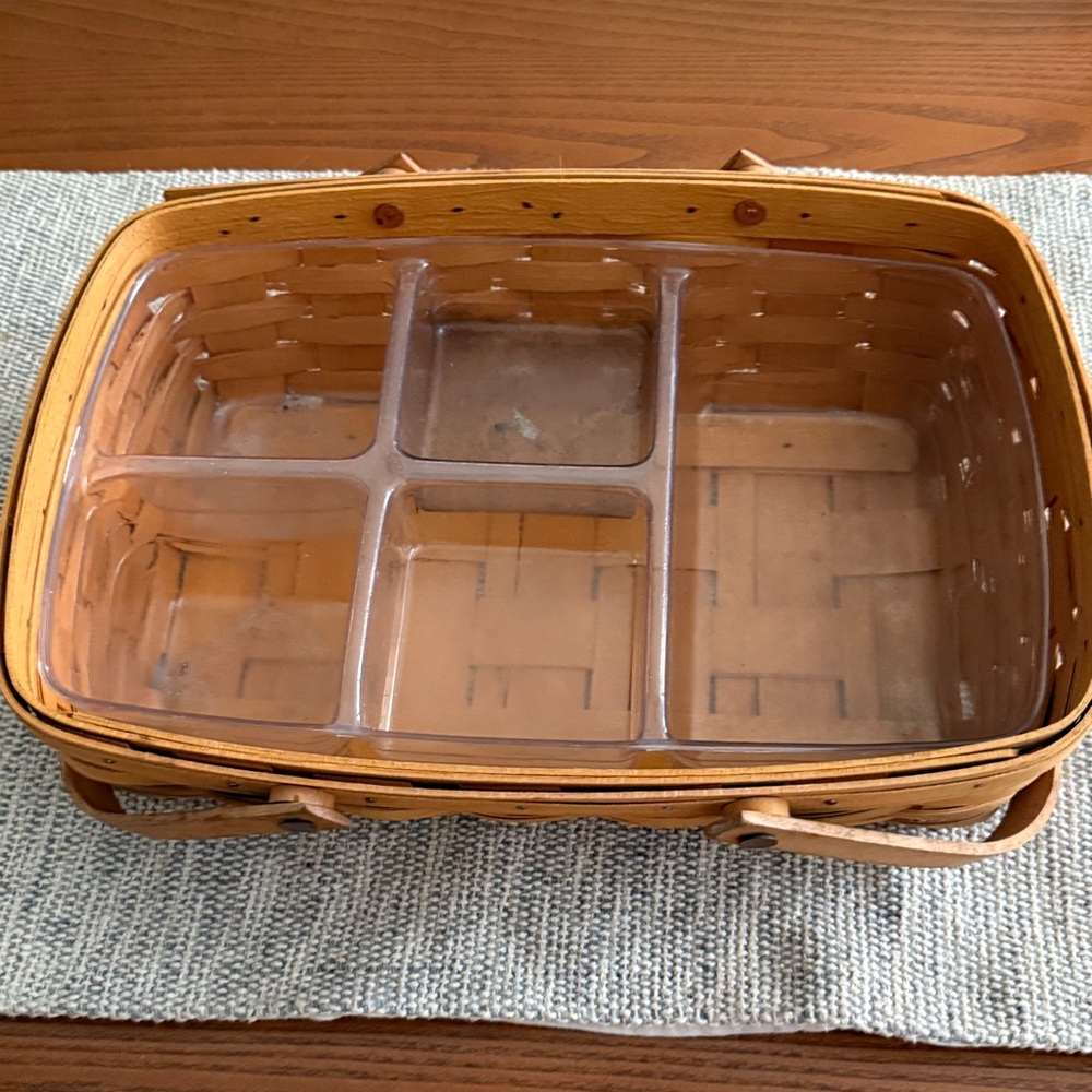 Longaberger Handwoven Wooden Basket - Picture 2 of 5